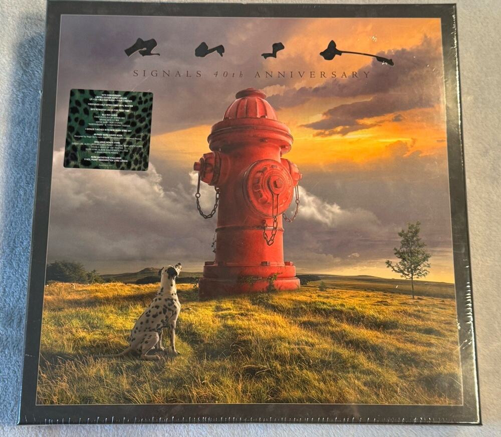 Rush Signals 40th Anniversary Super Deluxe Limited EditionLP CD Blu-ray 12” 7”